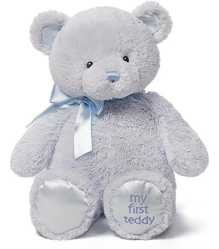 Amazon.co.jp: GUND マイ ファースト テディベア ブルー M